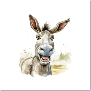 Happy Donkey Posters and Art